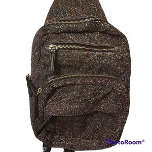 Shimmer Rainbow Sling Backpack